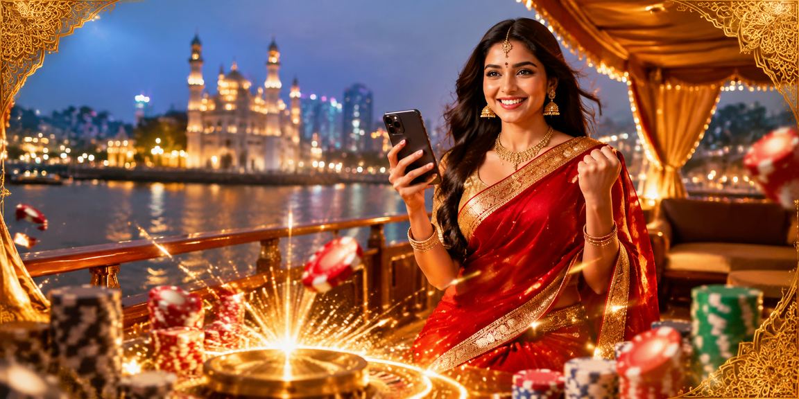 Player enjoying Andar Bahar on mobile in India